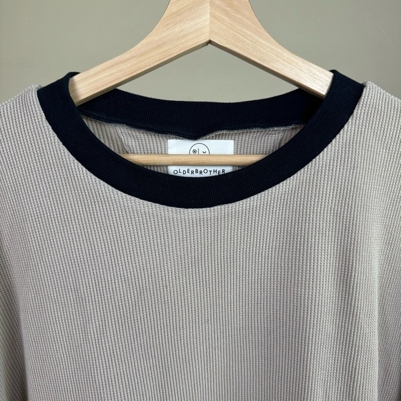 Olderbrother Waffle Ringer Tee - Picture 7 of 8